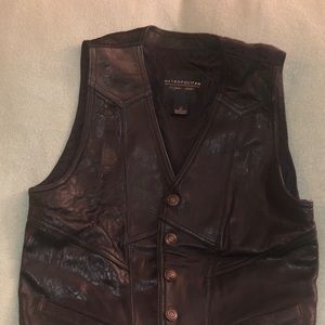 Metropolitan genuine Leather vest